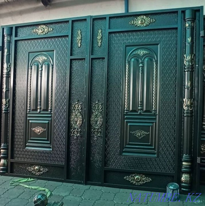 Жалған қақпа + қақпа - "Авангард" - 300 мыңнан орнату.  Қарағанды - изображение 4