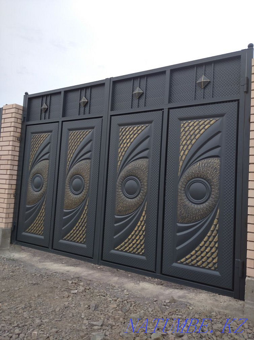 Жалған қақпа + қақпа - "Авангард" - 300 мыңнан орнату.  Қарағанды - изображение 7