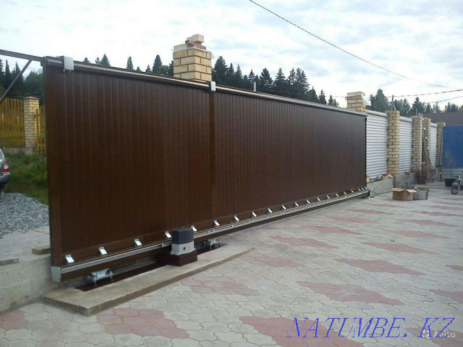 Sectional gates installation and maintenance guarantee, swing gates Kostanay - photo 4