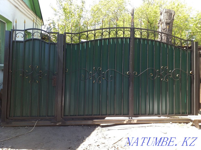 Gates from a profiled sheet Karagandy - photo 4