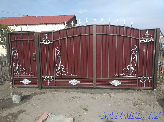 Gates from a profiled sheet Karagandy - photo 6