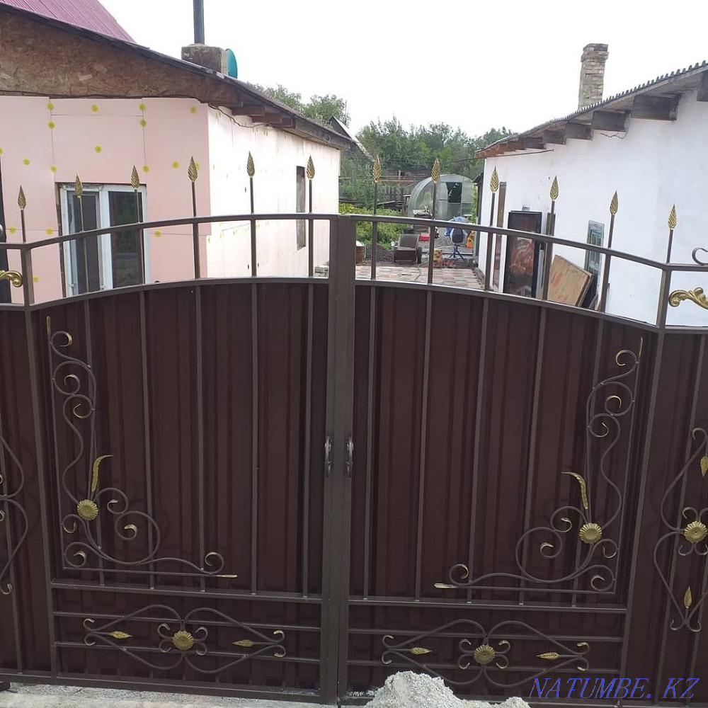 Профильді парақтан жасалған қақпалар  Қарағанды - изображение 8