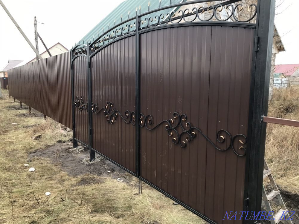 Metal gates, fences, bars on windows, doors Petropavlovsk - photo 1