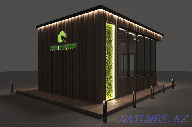 Pavilion Kiosk Container Business Custom Karagandy - photo 4