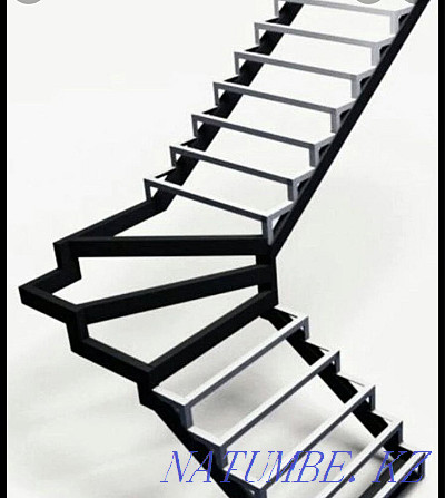 Wooden Stairs, metal frame stairs to order Taldykorgan - photo 5