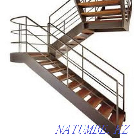 Wooden Stairs, metal frame stairs to order Taldykorgan - photo 6