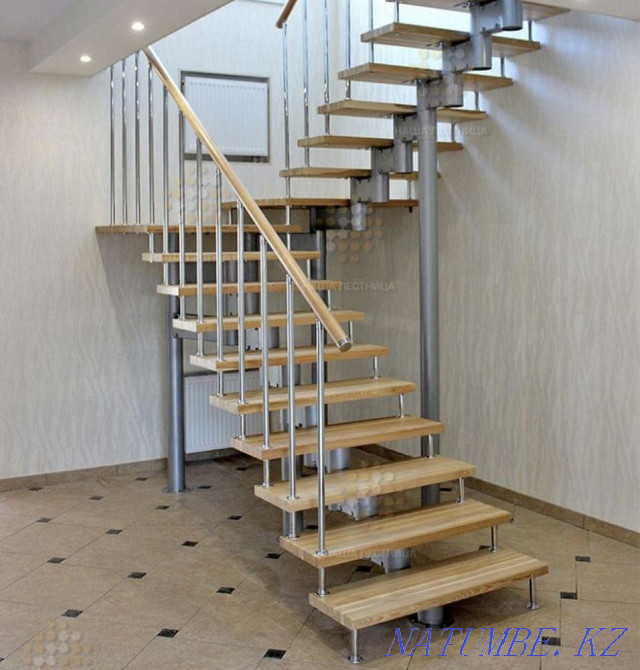 Деревянные Лестницы, металло каркас лестницы на заказ Талдыкорган - изображение 4