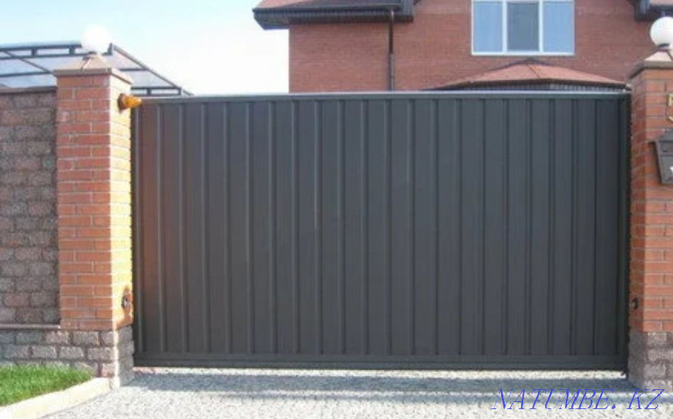 Ворота. Варота, калитка. Новес. Навес. Казирок. Лестница. Забор.Перила Алматы - изображение 2