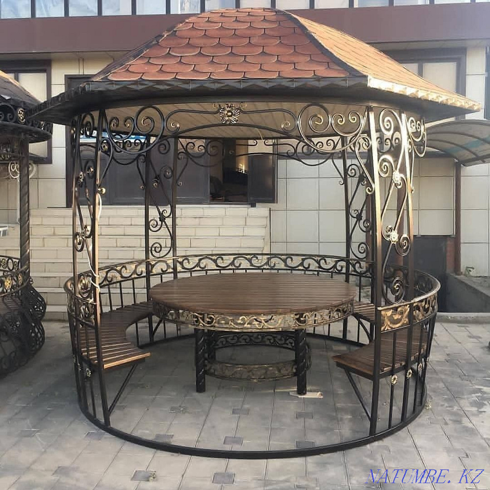 Ворота. Варота, калитка. Новес. Навес. Казирок. Лестница. Забор.Перила Алматы - изображение 6