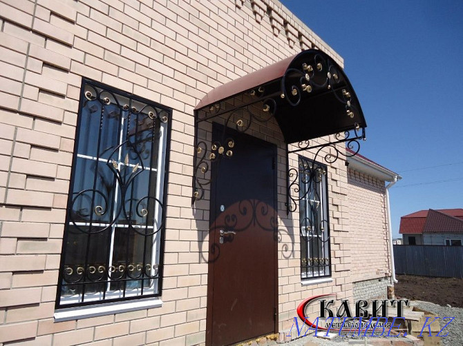 Metal doors, gratings, gates, visors, fences. INSTALLATION Kostanay - photo 4