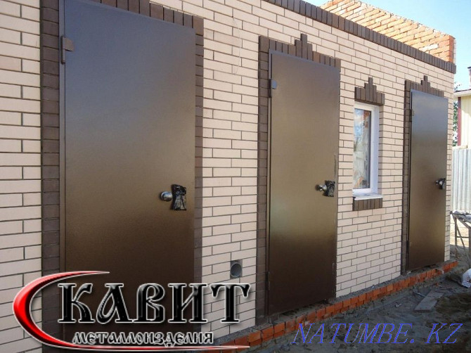 Metal doors, gratings, gates, visors, fences. INSTALLATION Kostanay - photo 2