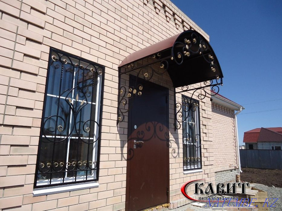 Двери металлические, решетки, ворота, козырьки, оградки. РАССРОЧКА Костанай - изображение 4