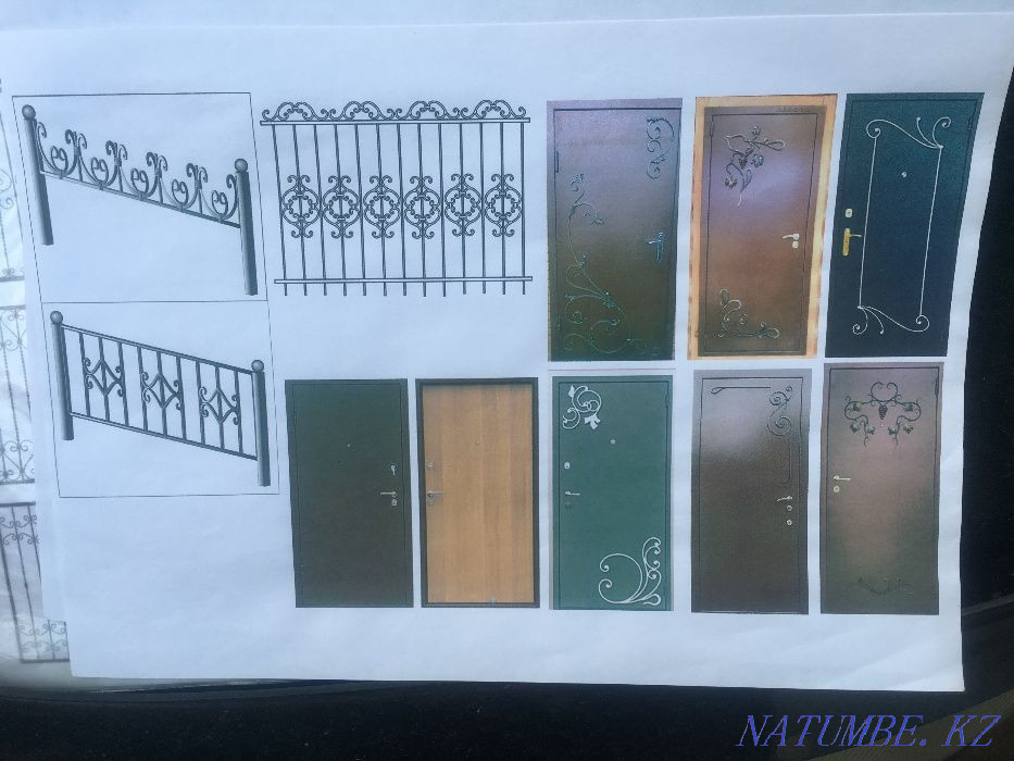 Hardware. Doors, bars, gates, railings, fences. Karagandy - photo 6