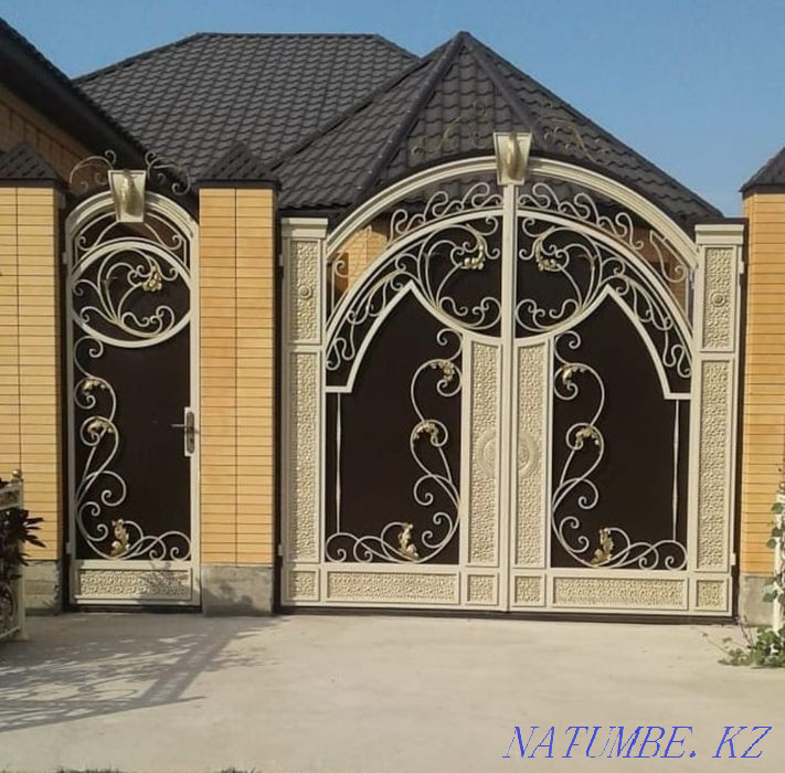 Гейтс. Торлар. Есіктер. Қоршау. Визорлар. Әткеншек. Баспалдақтар.  Павлодар  - изображение 1