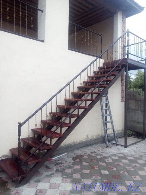 Гейтс. Торлар. Есіктер. Қоршау. Визорлар. Әткеншек. Баспалдақтар.  Павлодар  - изображение 8