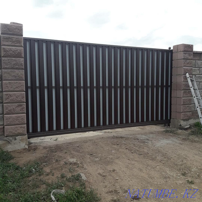 Manufacture and installation of outdoor sliding gates and garage doors Astana - photo 7