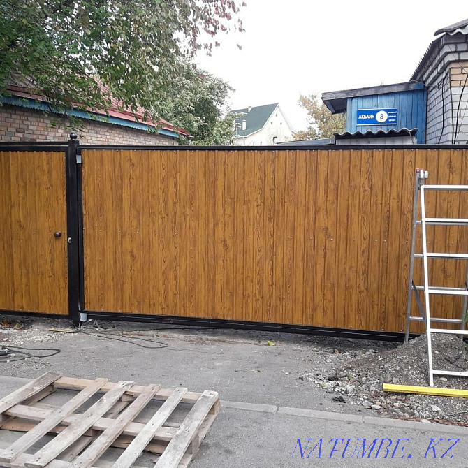 Manufacture and installation of outdoor sliding gates and garage doors Astana - photo 6