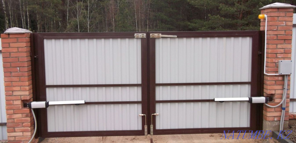 Айналмалы қақпаларға жетекті орнату, көше қақпаларын автоматтандыру,  Астана - изображение 6