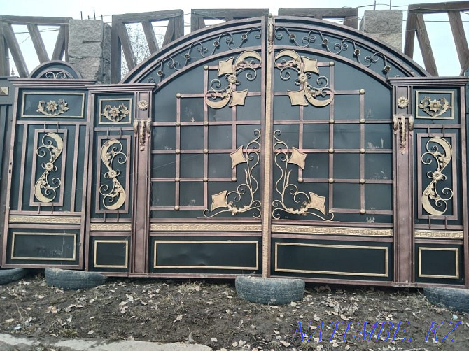 Ворота в наличии и на заказ,распашные ворота,откатные ворота, Алматы - изображение 6