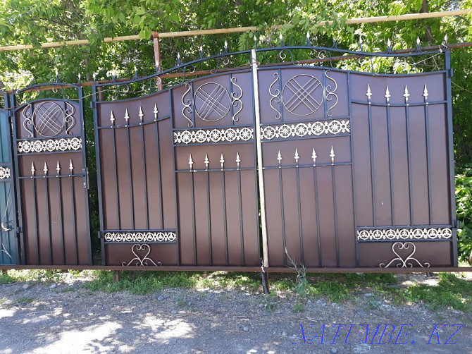 Gates in stock and to order, swing gates, sliding gates, Almaty - photo 5