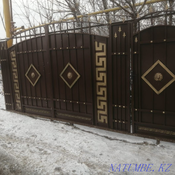 Gates in stock and to order, swing gates, sliding gates, Almaty - photo 4