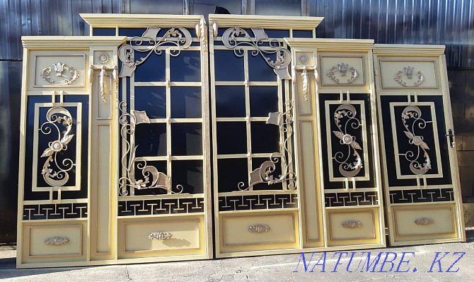Gates in stock and to order, swing gates, sliding gates, Almaty - photo 1