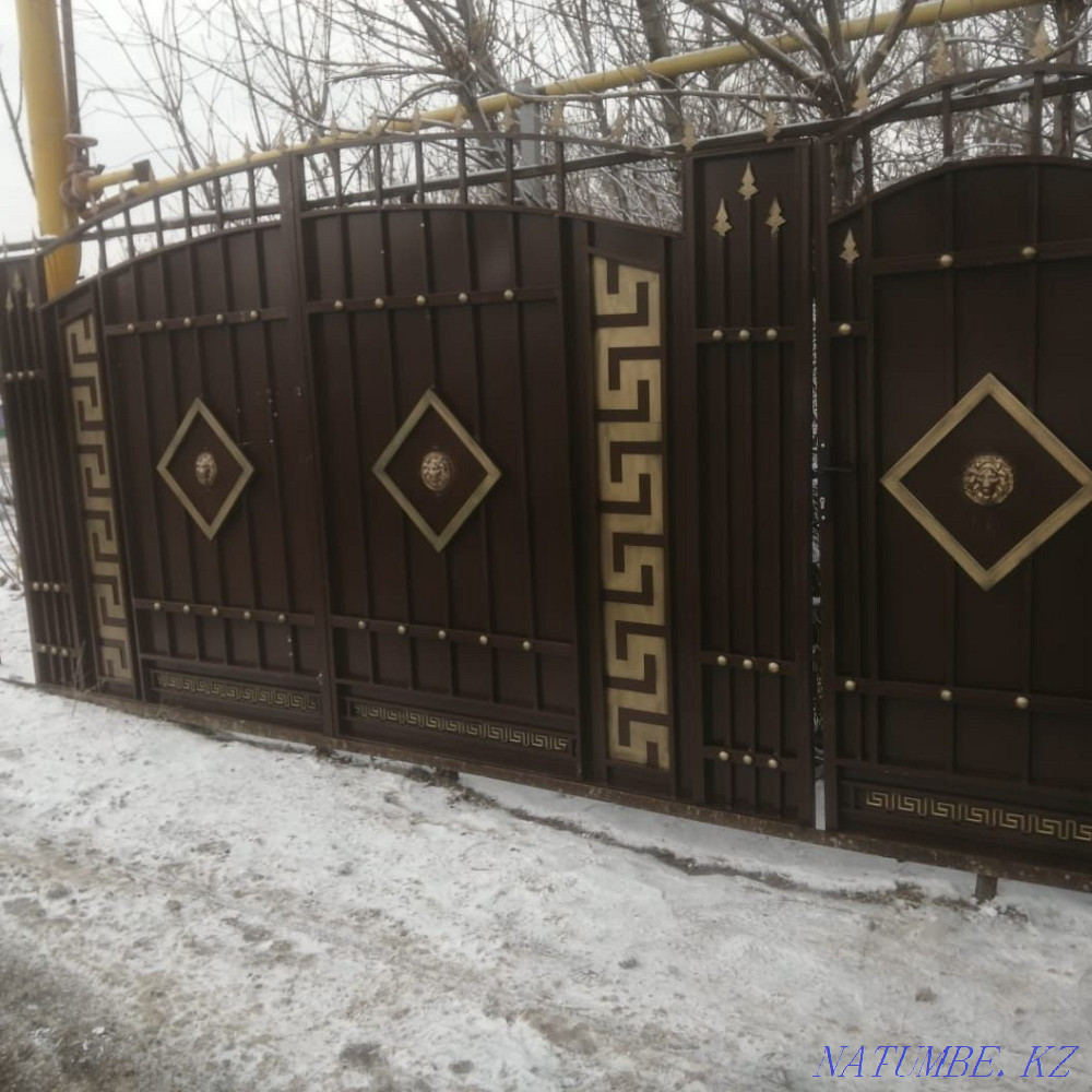 Ворота в наличии и на заказ,распашные ворота,откатные ворота, Алматы - изображение 4