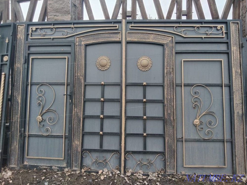 Ворота в наличии и на заказ,распашные ворота,откатные ворота, Алматы - изображение 7