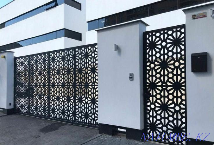 Ворота на заказ премиум класса / изготовление дизайнерских ворот Алматы - изображение 2