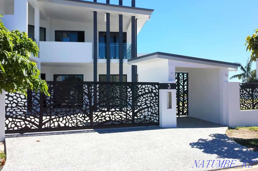 Ворота на заказ премиум класса / изготовление дизайнерских ворот Алматы - изображение 7