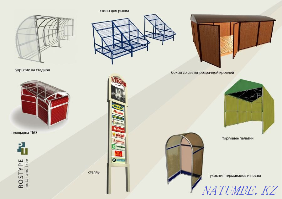 Metal structures on order Almaty - photo 2