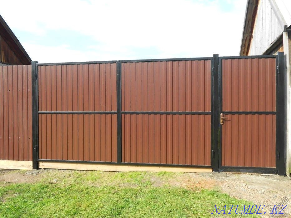 Услуги Изготовление ВоРот ЗаБоРоВ С установкой Петропавловск в Кредит Петропавловск - изображение 5