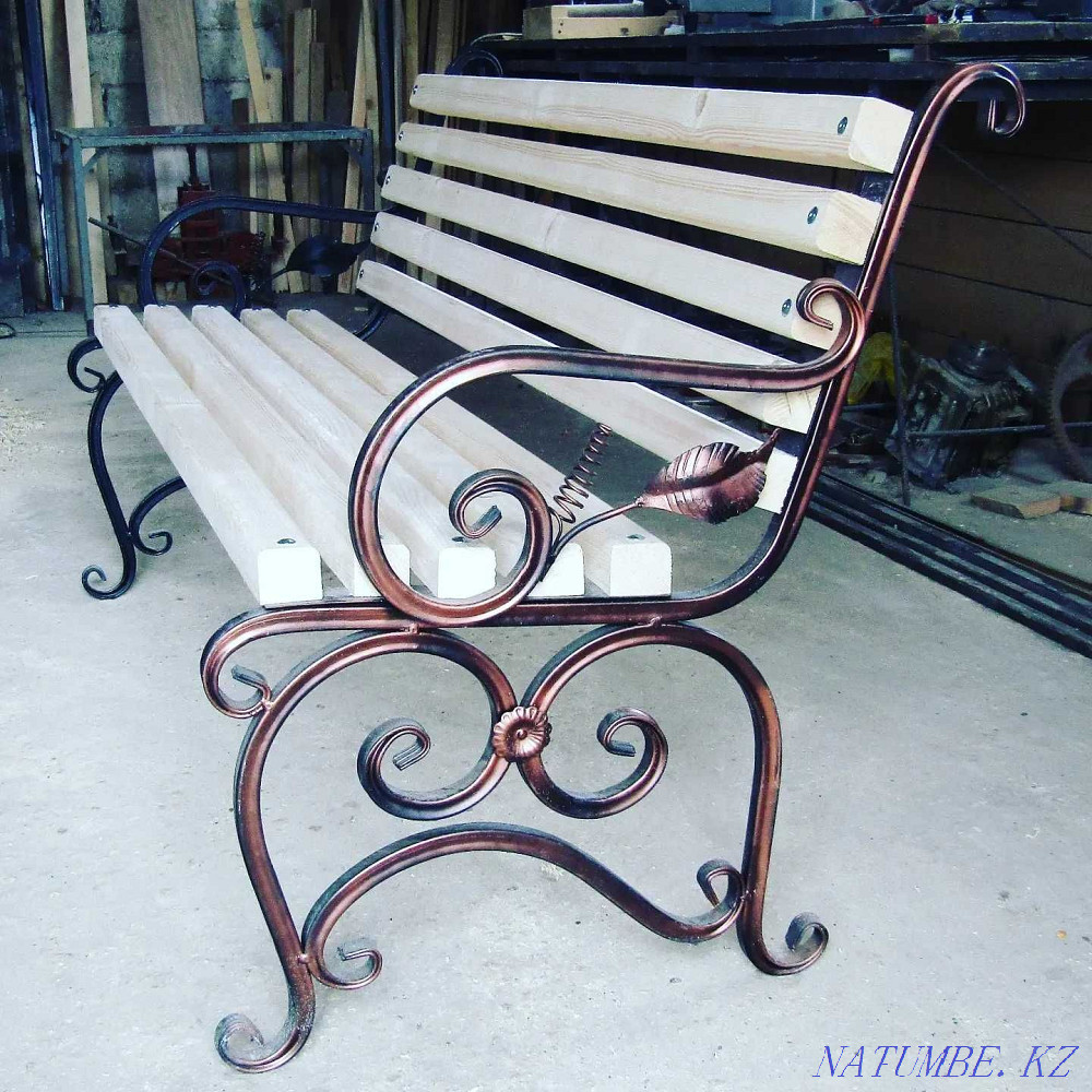 Изготовление Кованых Лавочек! Навес ы! Ворота! Петроп-к В Рассрочку Петропавловск - изображение 1