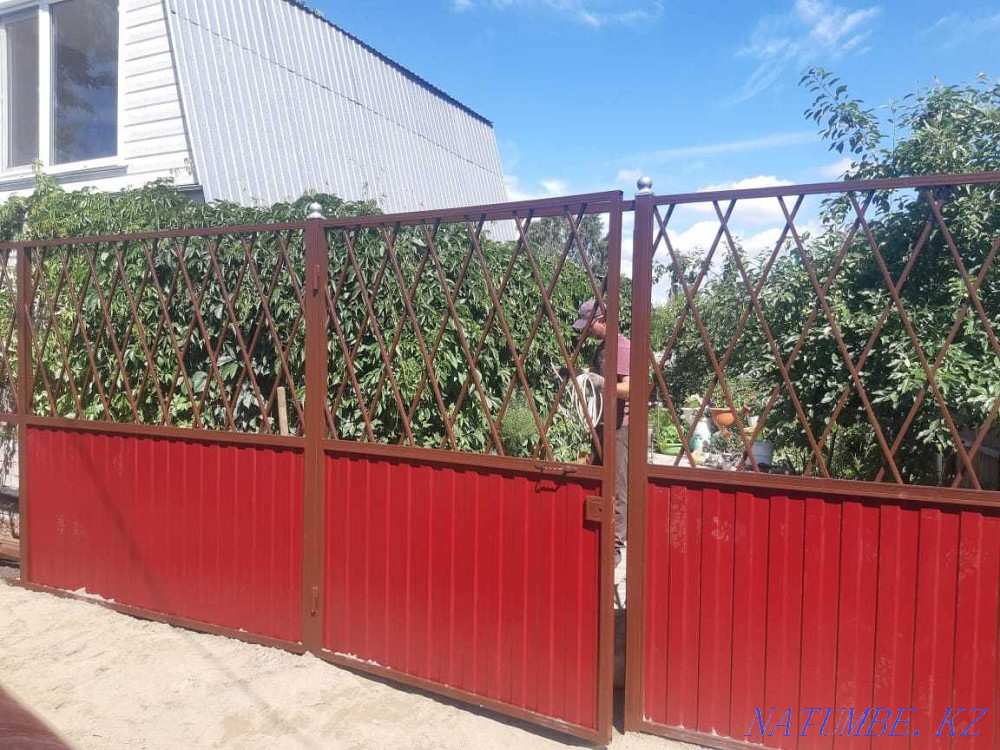 Услуги: Изготовление на заказ Ворот и Заборов в Кредит Петропавловск - изображение 4