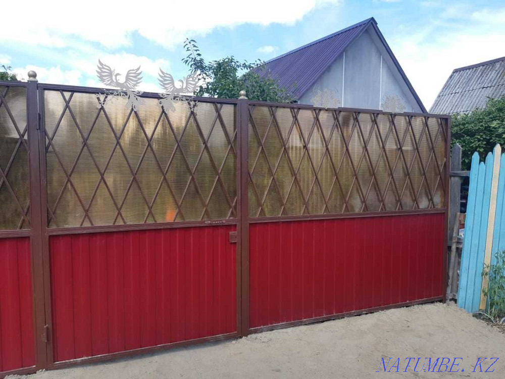 Услуги: Изготовление на заказ Ворот и Заборов в Кредит Петропавловск - изображение 3