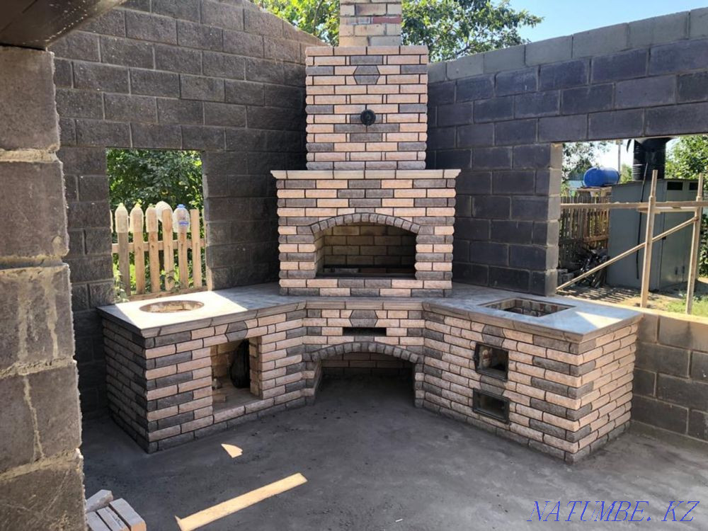 Кладка каминов, печей, барбекю Павлодар - изображение 8