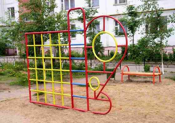 Изготовление металлических детских игровых площадок  Петропавл