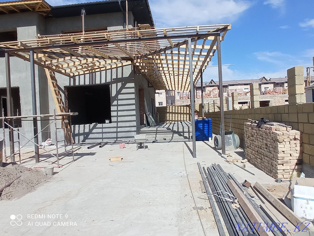 Навесы металлоконструкции Шымкент - изображение 5