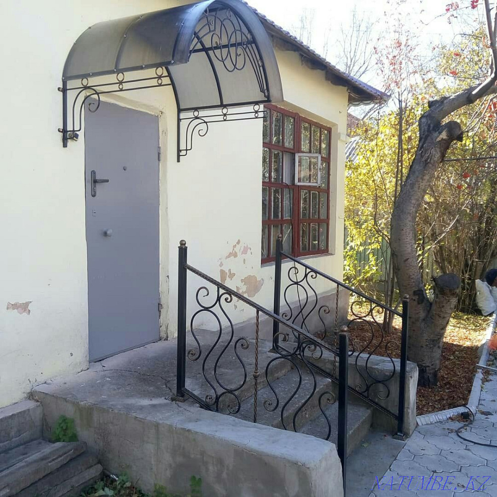 Поликарбонаттан және гофрленген тақтадан жасалған сарайлар, шатырлар.  Қарағанды - изображение 4