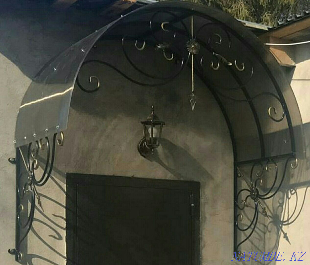 Поликарбонаттан және гофрленген тақтадан жасалған сарайлар, шатырлар.  Қарағанды - изображение 7