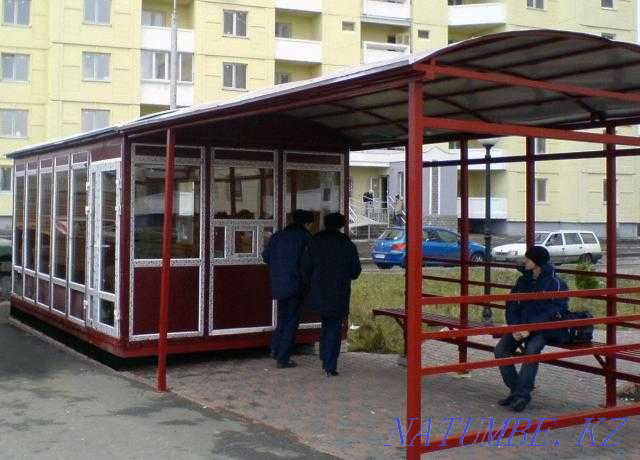 Сауда павильондары. Дүңгіршектер. Модульдік ғимараттар.  Өскемен - изображение 3