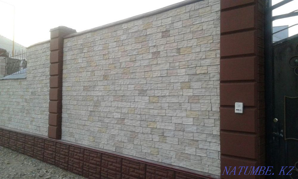 Производим накрывки на забор и колонны ! Шымкент - изображение 7