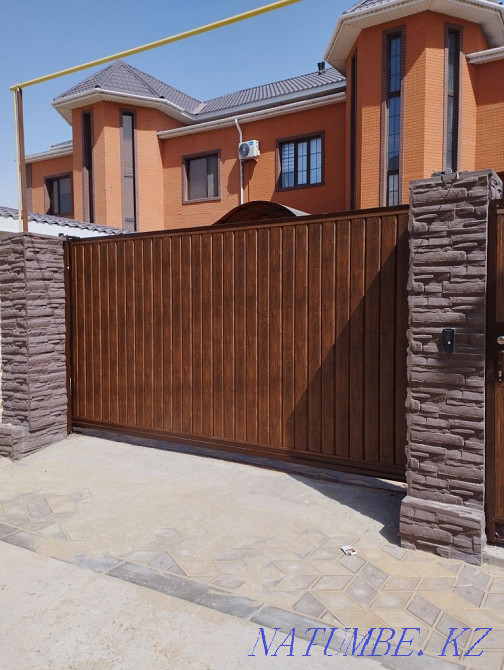 Заказ кабылдаймын ен сонгы улгиде ворота козырек заборы перила лавочка Актау - изображение 8