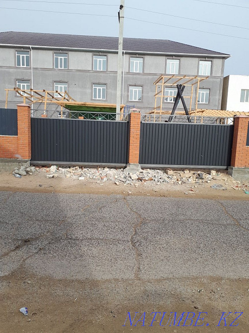 Заказ кабылдаймын ен сонгы улгиде ворота козырек заборы перила лавочка Актау - изображение 5