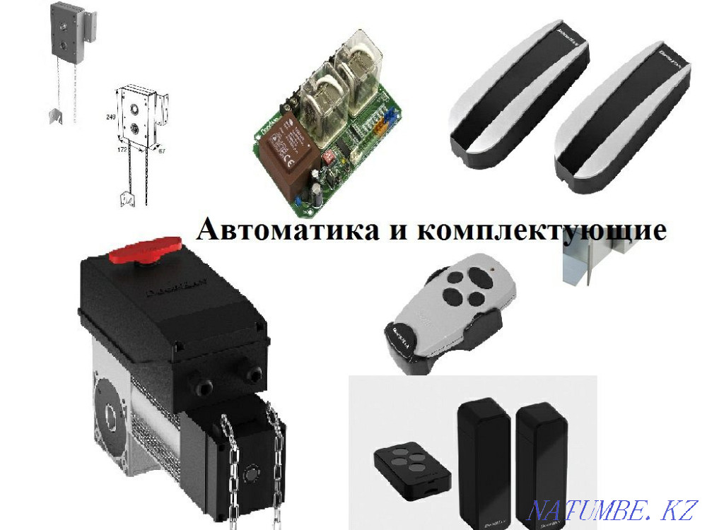 Автоматические гаражные секционные ворота, шлагбаумы, рольставни Астана - изображение 8
