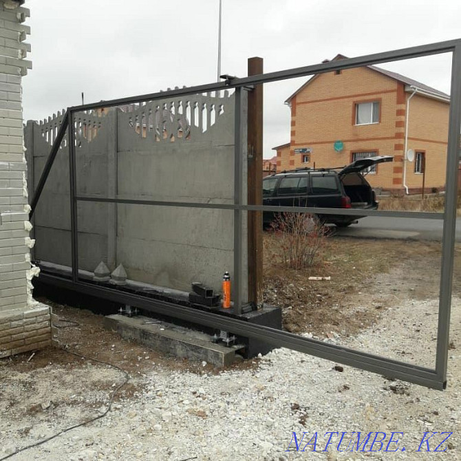 Sliding gates, sliding gates, installation of automatic street gates Astana - photo 8