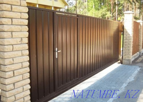 Sliding gates, sliding gates, installation of automatic street gates Astana - photo 4
