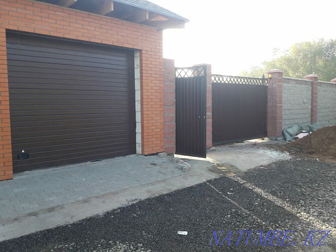 Manufacture and installation of garage doors and outdoor sliding gates Astana - photo 1