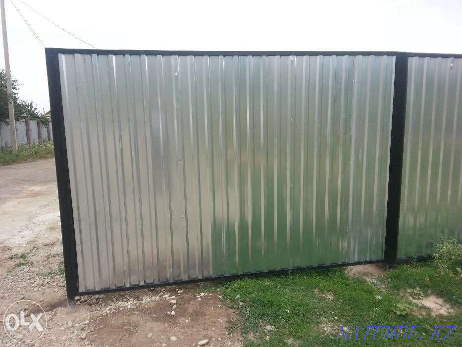 High-quality corrugated fences from 10,000 per sq.m. Almaty - photo 1