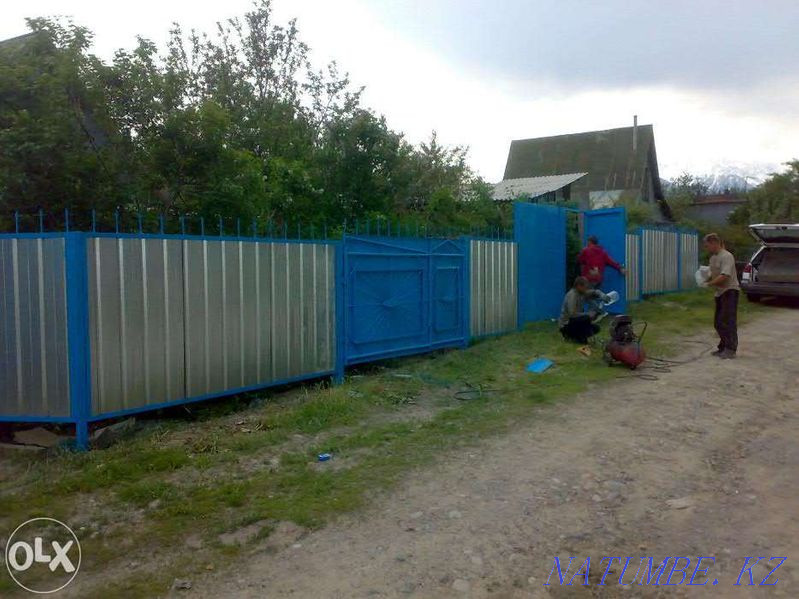 High-quality corrugated fences from 10,000 per sq.m. Almaty - photo 2